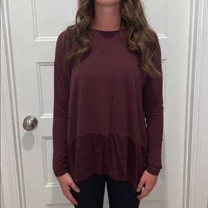 Lululemon ruffle long sleeve